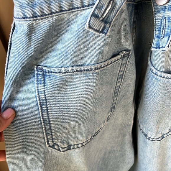 Joe’s Jeans New w Tag Wide Leg Denim Bib Overalls Captivate Wash XS - Picture 11 of 15